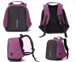 Falabella Maleta Antirrobo Morral Con Puerto Y Cable Usb Impermeable morada oferta
