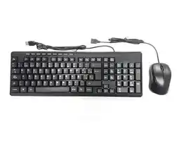 Falabella Combo Teclado Mouse Optico Con Ñ Alambrico Usb 2.0 H-8810 oferta