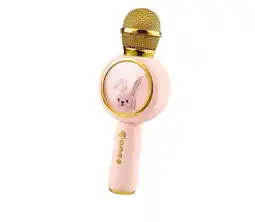 Falabella Microfono Karaoke Speaker X6 Para Niños Portátil Bluetooth Color RosaBlanco oferta