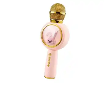 Falabella Microfono Karaoke Speaker X6 Para Niños Portátil Bluetooth Color RosaBlanco oferta
