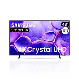 Falabella Televisor 43′ 4K UHD Crystal Smart Tv UN43U8000FK oferta