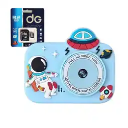 Falabella Camara Digital Para Niños Astronauta Azul Rosa +memoria 32gb oferta