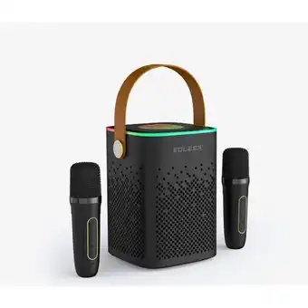 Falabella Parlante Bluetooth para Karaoke – 2 Micrófonos y Luces LED oferta