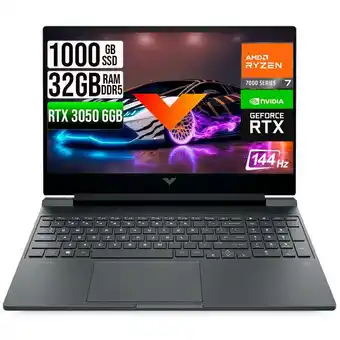 Falabella VICTUS AMD RYZEN 7-7445HS RTX 3050 6GB SSD 1TB RAM 32GB LED 15,6 FHD 144Hz oferta