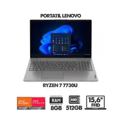 Falabella PORTATIL RYZEN 7 7730U - RAM 8GB- SSD 512GB- FULL HD - RADEON GRAPHICS oferta