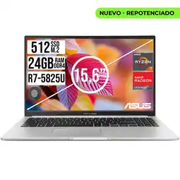 Falabella PORTATIL VIVOBOOK AMD RYZEN 7-5825U RAM 24GB SSD 512GB 15,6 FHD oferta