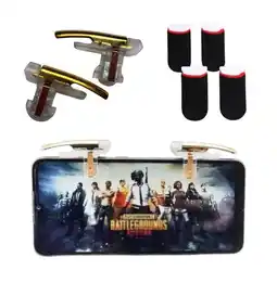Falabella Gatillos L1 R1 Gamer Para Celular + 2 Pares De Dedales oferta