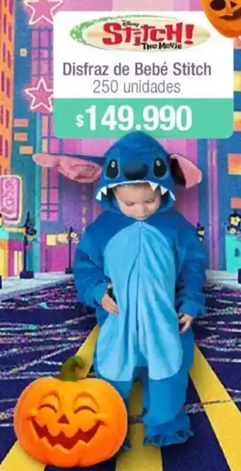 Disfraz de bebé stitch