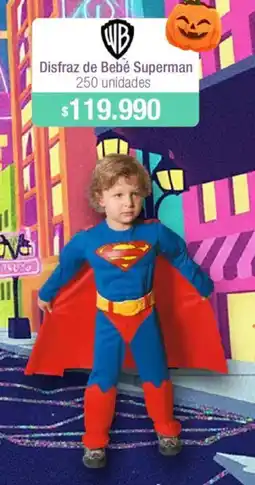 Jumbo Disfraz de bebé superman oferta