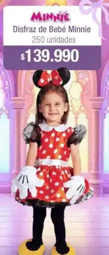 Jumbo Minnie disfraz de bebé minnie oferta