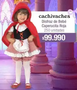 Jumbo Cachivaches disfraz de bebé caperucita roja oferta