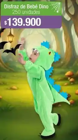 Jumbo Disfraz de bebé dino oferta