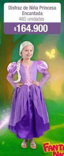 Jumbo Disfraz de niña princesa encantada oferta