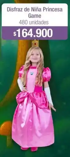 Jumbo Disfraz de niña princesa game oferta