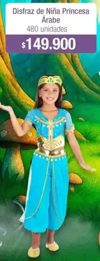 Jumbo Disfraz de niña princesa árabe oferta