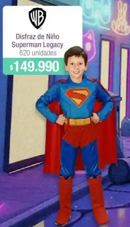 Jumbo Disfraz de niño superman legacy oferta