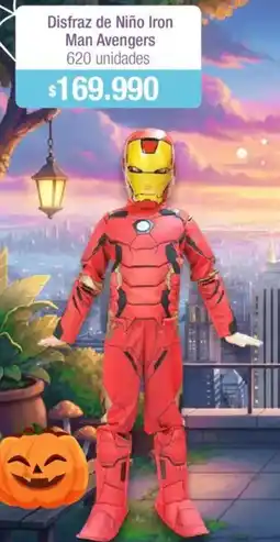 Jumbo Disfraz de niño iron man avengers oferta