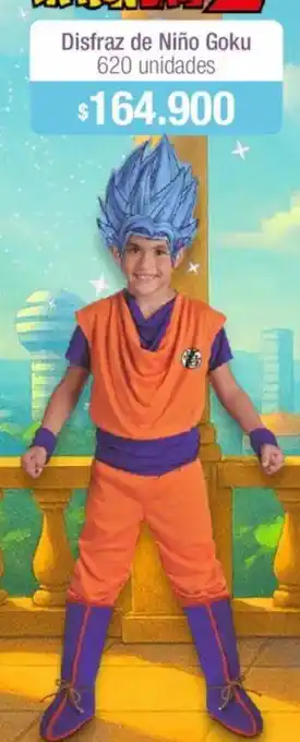 Jumbo Disfraz de niño goku oferta