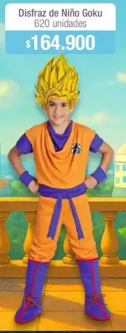 Jumbo Disfraz de niño goku oferta