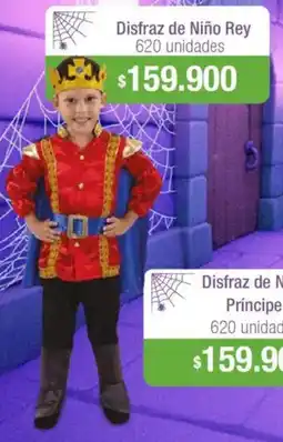 Jumbo Disfraz de niño rey oferta