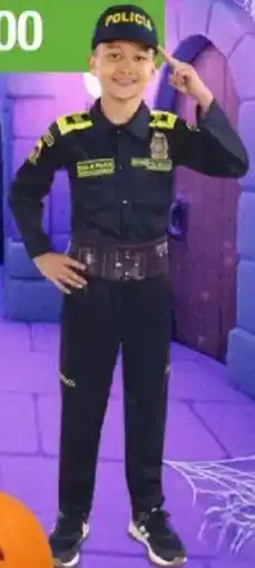 Jumbo Disfraz de niño policía oferta
