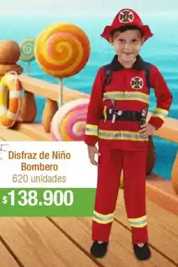 Jumbo Disfraz de niño bombero oferta