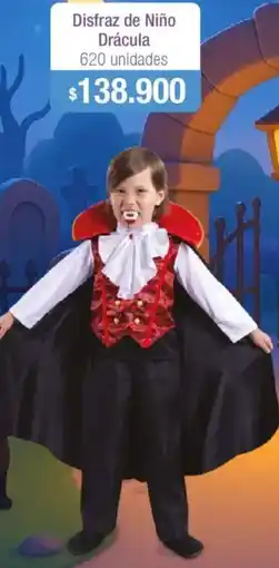 Jumbo Disfraz de niño drácula oferta