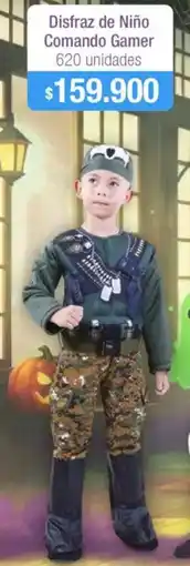 Jumbo Disfraz de Niño Comando Gamer oferta