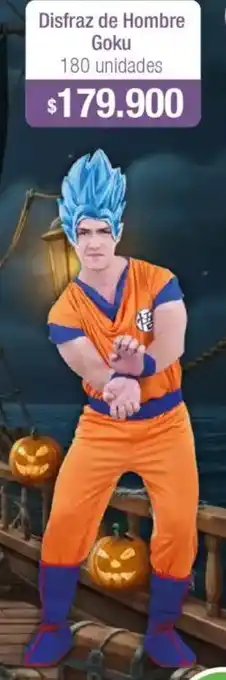 Jumbo Disfraz de hombre goku oferta