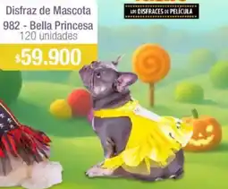 Jumbo Disfraz de mascota 982 - bella princesa oferta