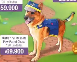 Jumbo Disfraz de mascota paw patrol chase oferta