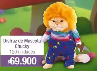Jumbo Disfraz de mascota chucky oferta