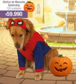 Jumbo Disfraz de mascota spiderdog oferta