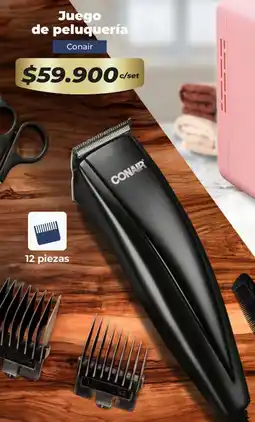 Tiendas D1 Conair juego de peluquería oferta