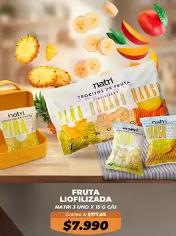 Tiendas D1 Fruta liofilizada natri oferta
