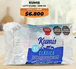 Tiendas D1 Kumis latti oferta