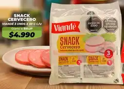 Tiendas D1 Snack cervecero viandé oferta