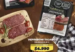 Tiendas D1 Valdecava pepperoni tajado oferta