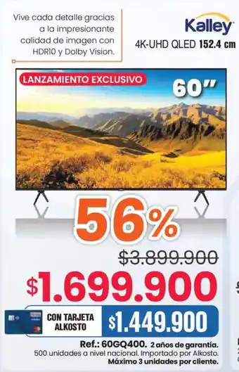 Kalley 4k-uhd qled