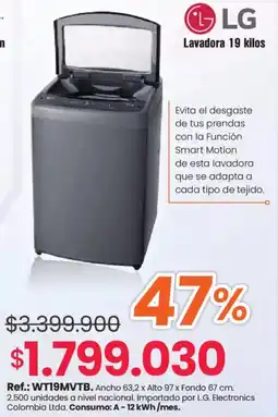 Alkosto Lg lavadora oferta