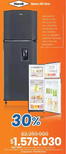 Alkosto Haceb nevera oferta