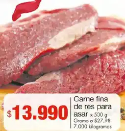 Metro Carne fina de res para asar oferta