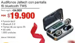Metro Jaltech audífonos con pantalla oferta