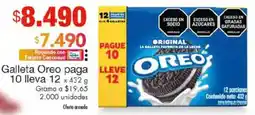 Metro Oreo galleta oferta