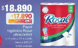 Metro Rosal papel higiénico ultraconfort oferta
