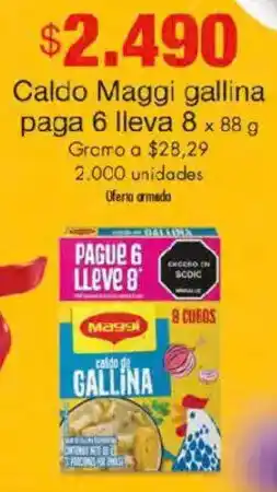 Metro Maggi caldo gallina oferta