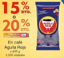 Metro Aguila roja en café oferta