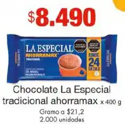 Metro La especial chocolate tradicional ahorramax oferta
