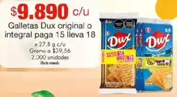 Metro Dux galletas original o integral oferta
