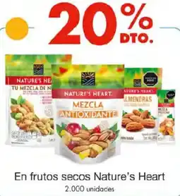 Metro Nature's heart en frutos secos oferta